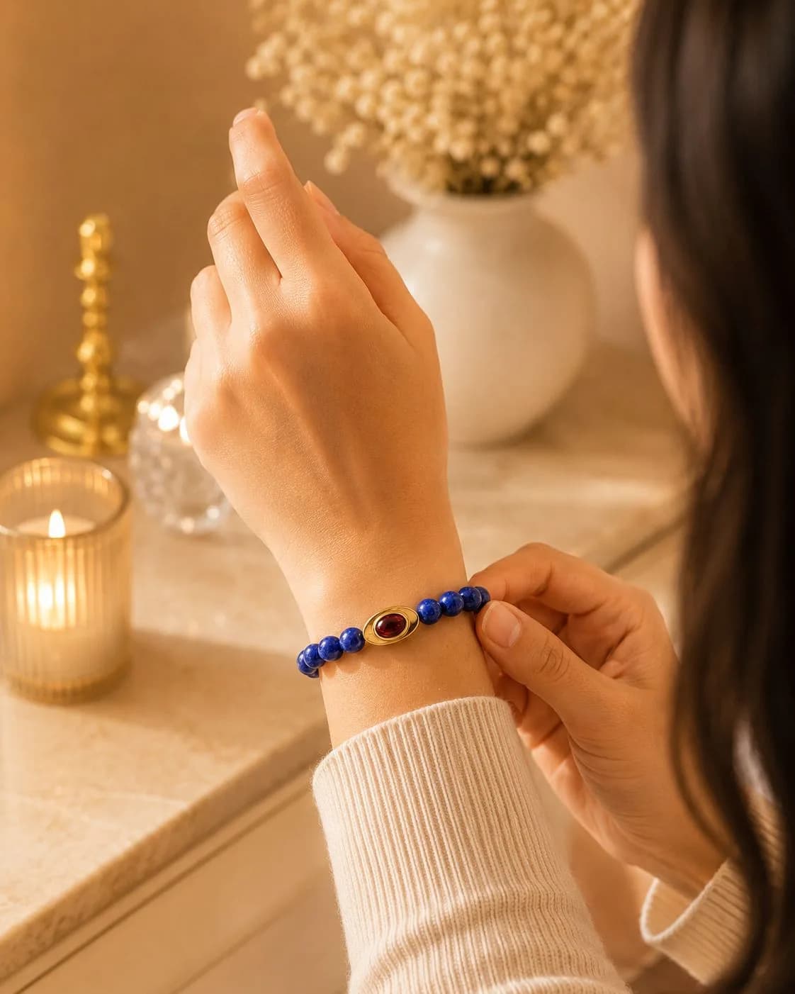 LAPIZ LAZULI BRACELET - View 2