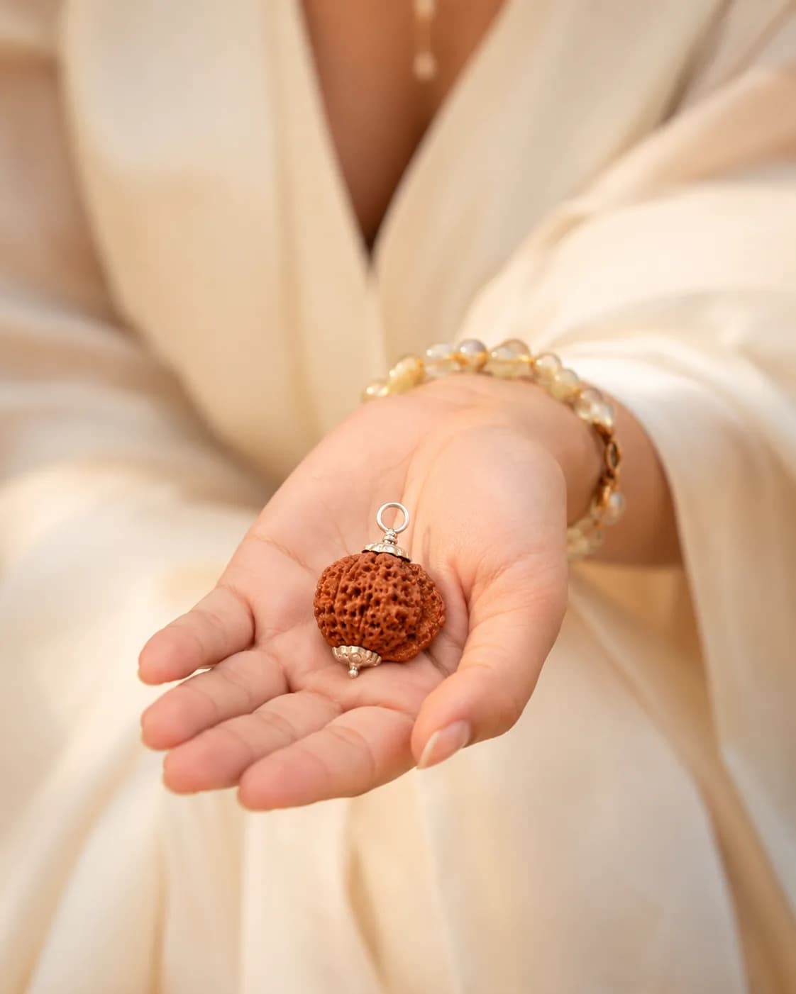 Ganesha Rudraksha - Authentic AstroJi Spiritual Product View 2