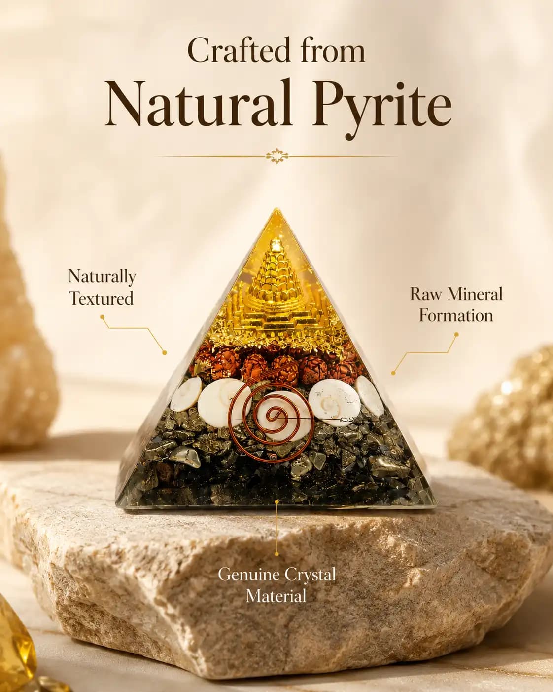 MONEY MAGNET PYRAMID - Authentic AstroJi Spiritual Product View 3