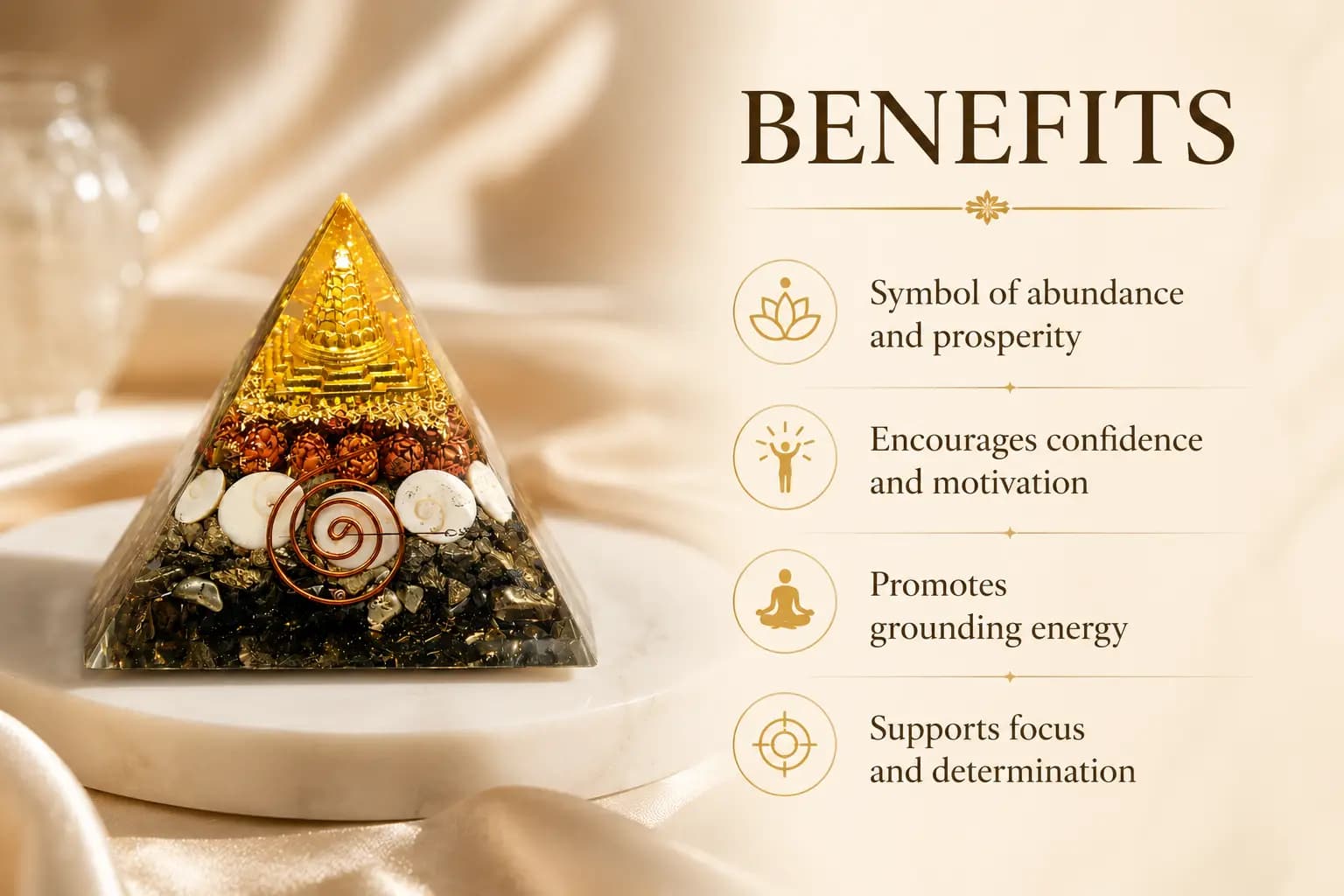 MONEY MAGNET PYRAMID - Authentic AstroJi Spiritual Product View 4