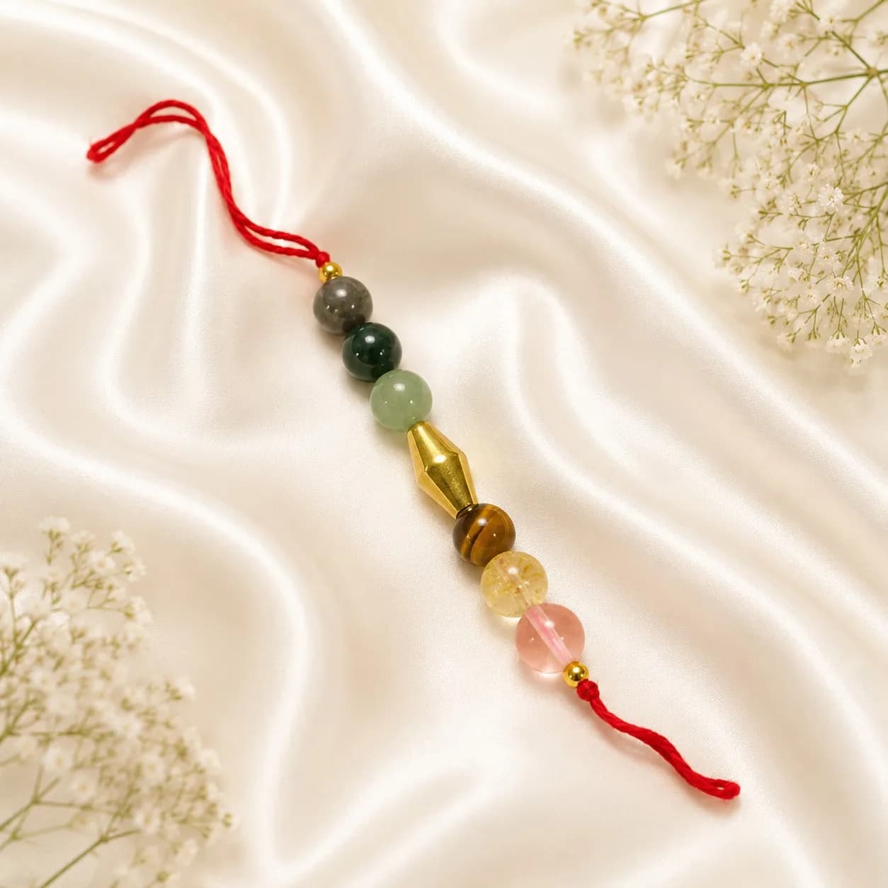 Nav Shakti Crystal Rakhi - View 1