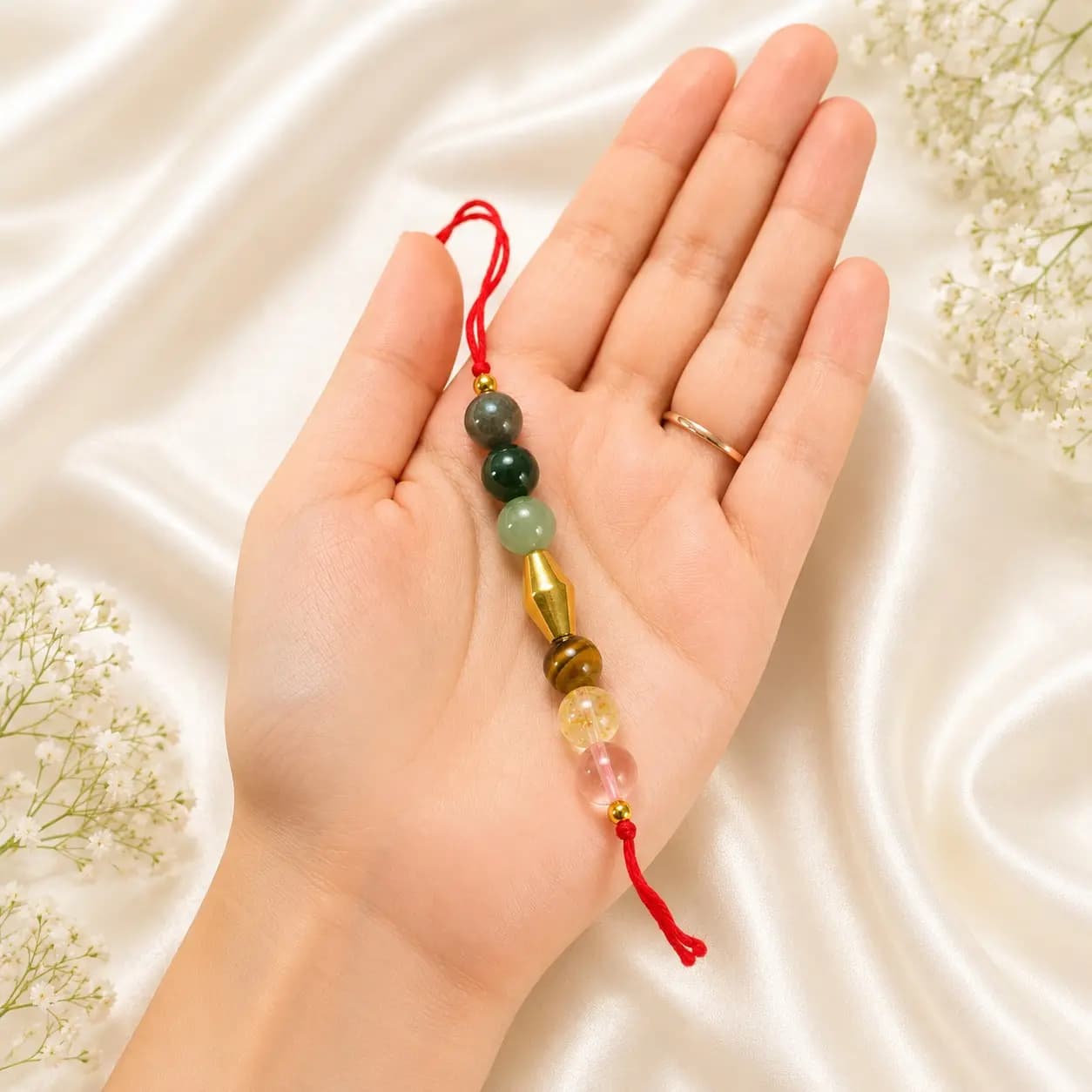 Nav Shakti Crystal Rakhi - View 2