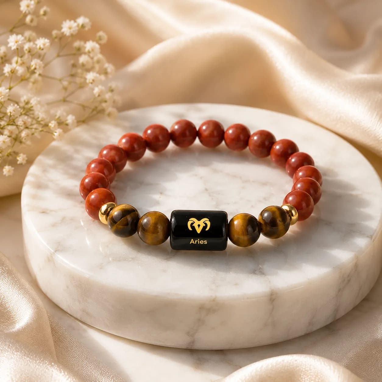 Aries Zodiac Bracelet - Authentic AstroJi Spiritual Product View 1