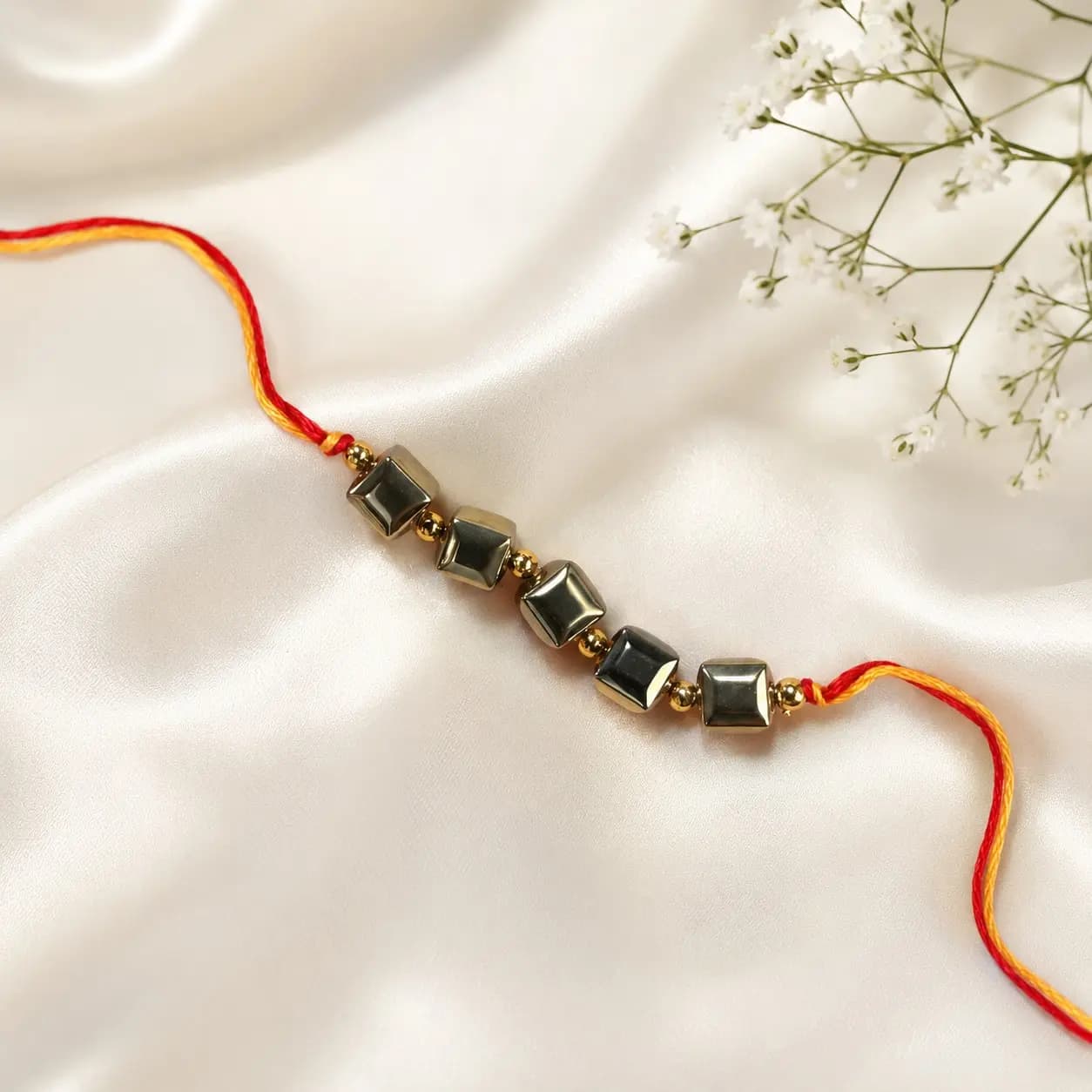 Pyrite Prosperity Rakhi - View 1