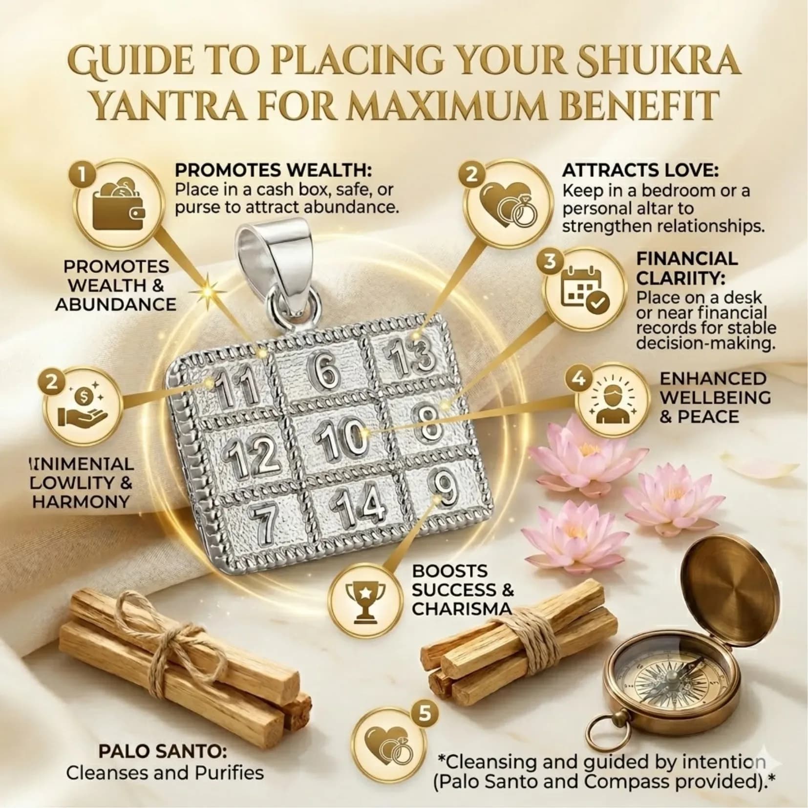 Silver Shukra Yantra - View 4