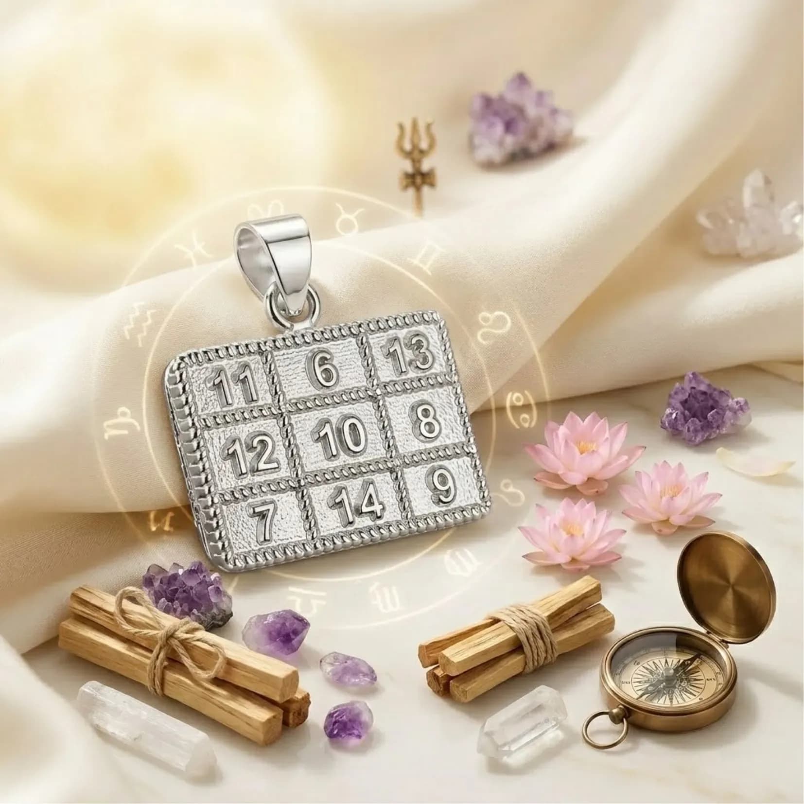 Silver Shukra Yantra - View 3