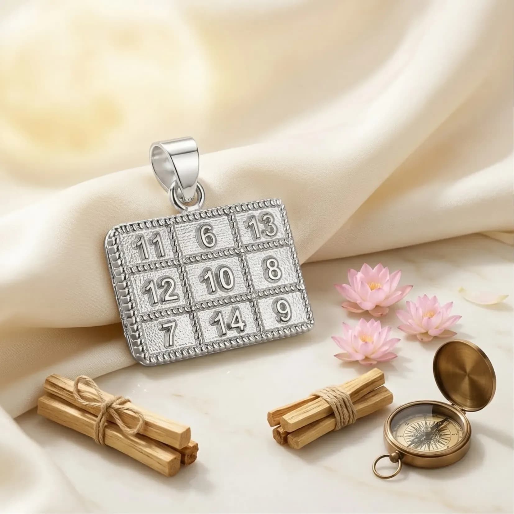 Silver Shukra Yantra - View 1