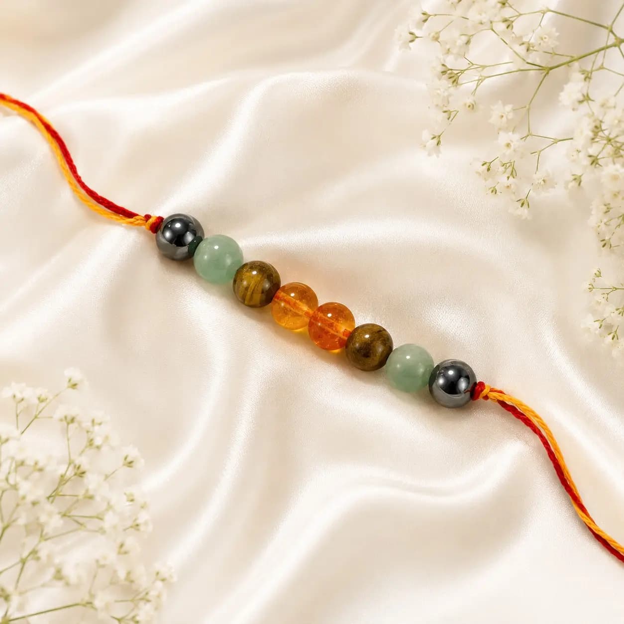 Success & Wealth Crystal Rakhi - View 1