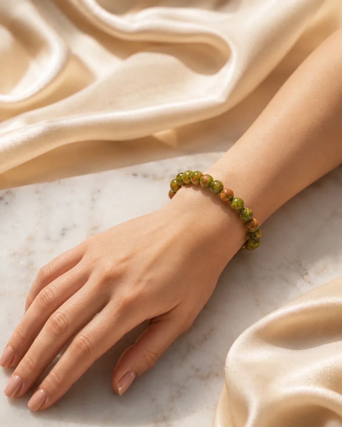 Unakite Bracelet - Authentic AstroJi Spiritual Product View 2