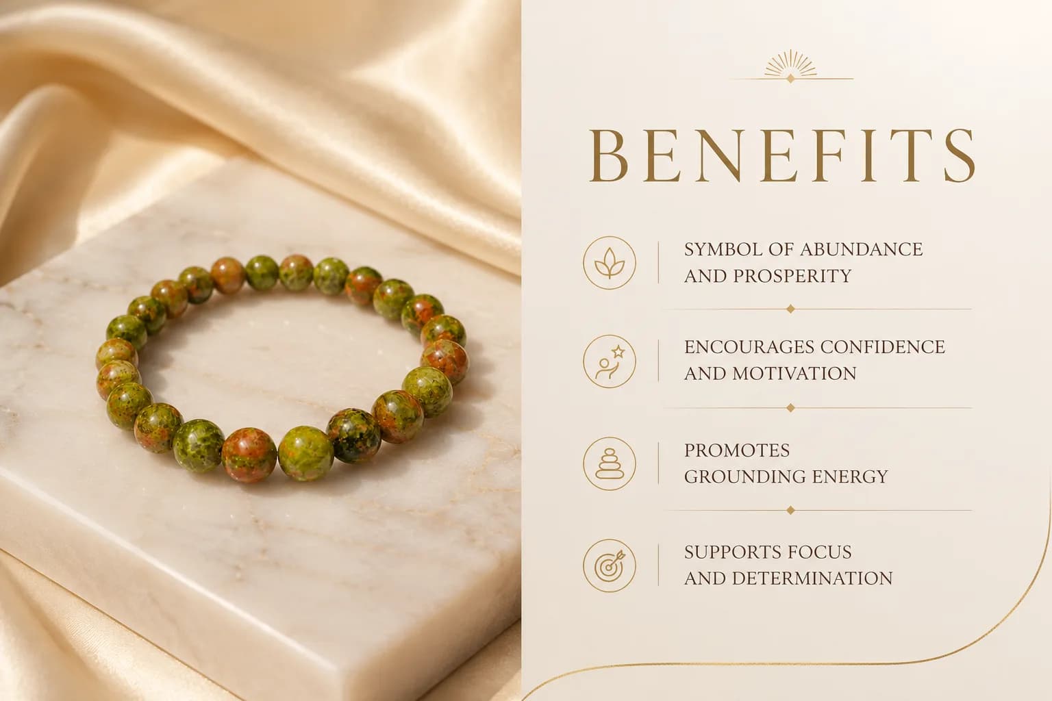 Unakite Bracelet - Authentic AstroJi Spiritual Product View 4