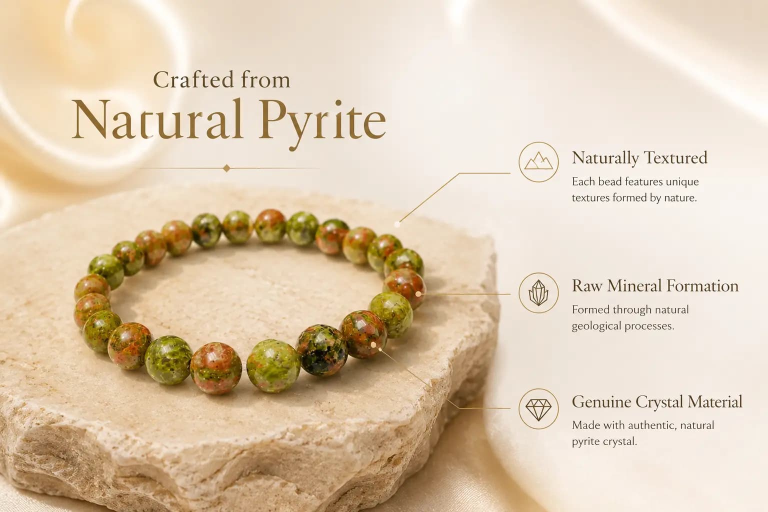 Unakite Bracelet - Authentic AstroJi Spiritual Product View 3