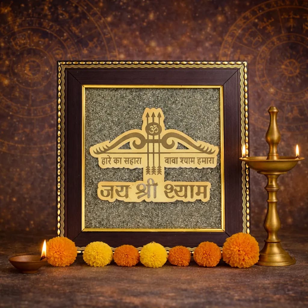 Raw Pyrite Frame - Hare ka Sahara Baba Shyam Humara - View 1
