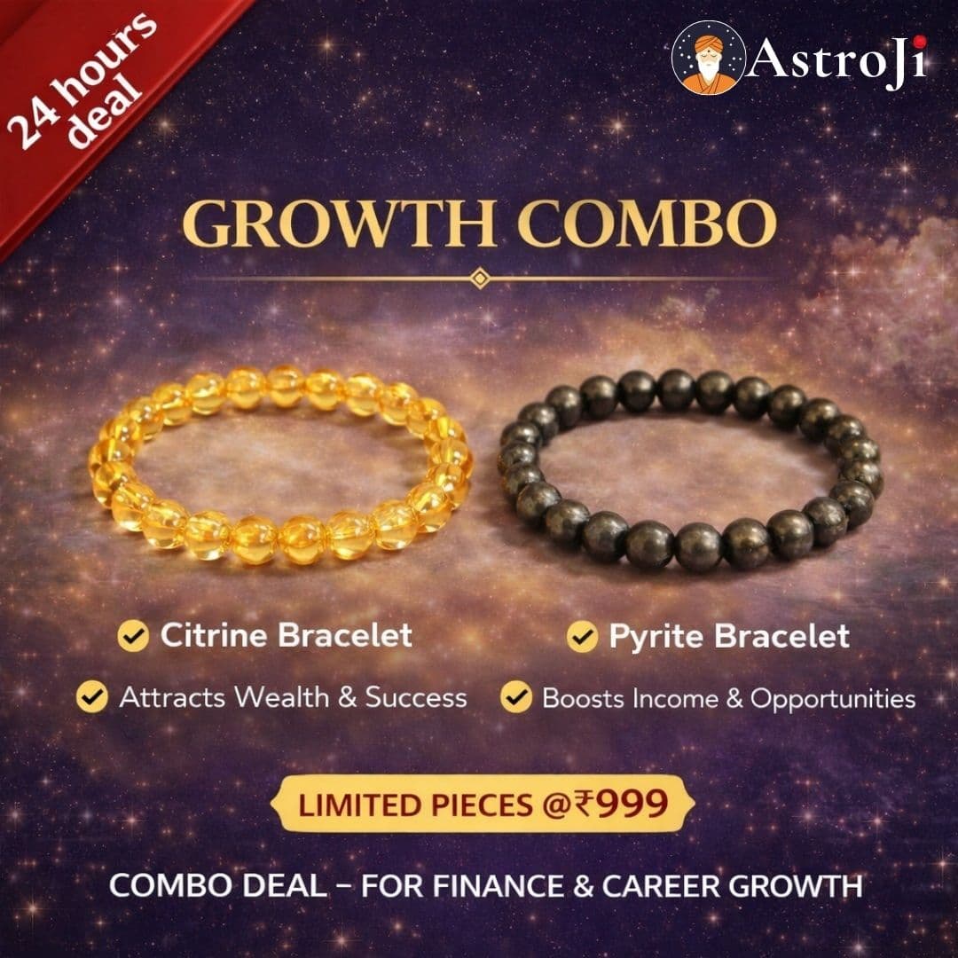 GROWTH COMBO: Pyrite & Citrine bracelet - View 1
