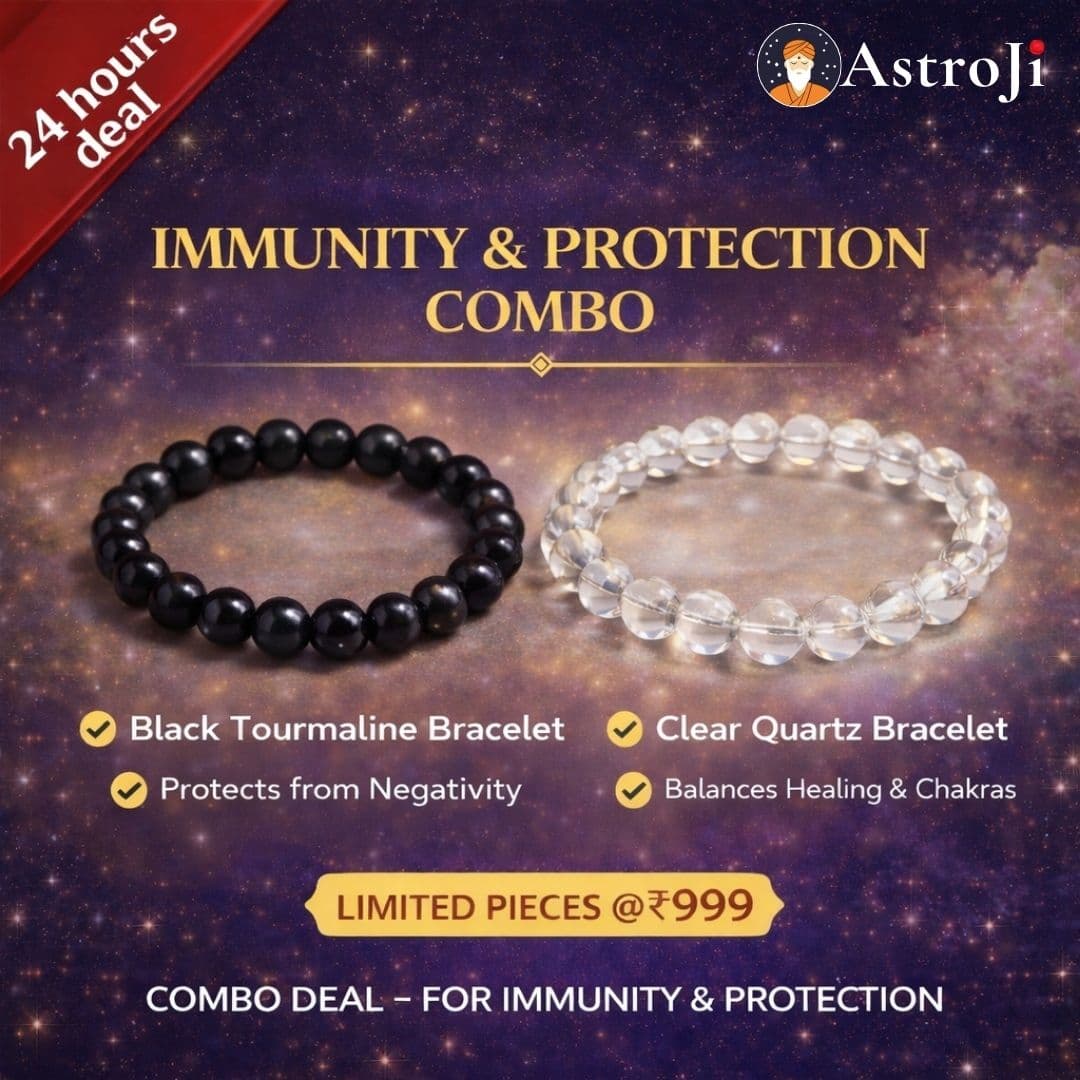 IMMUNITY & PROTECTION COMBO – BLACK TOURMALINE & CLEAR QUARTZ - View 1