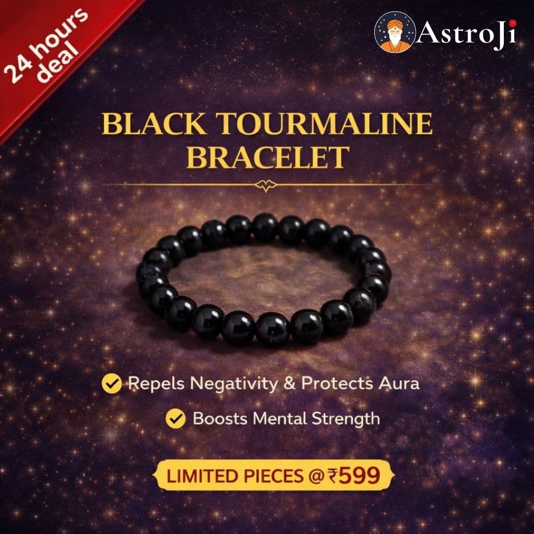 BLACK TOURMALINE BRACELET – STONE OF PROTECTION & GROUNDING - View 1
