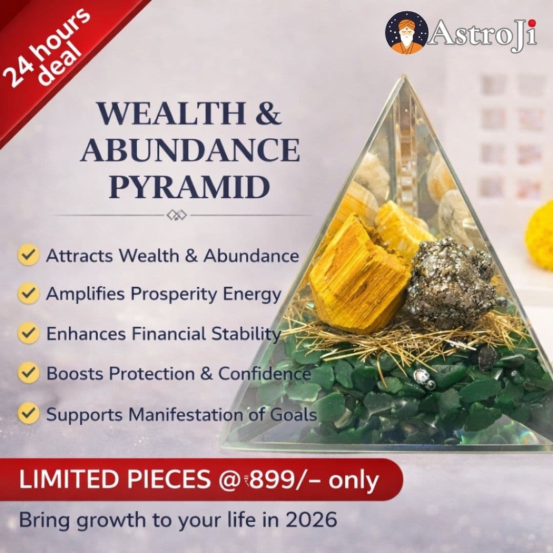 WEALTH & ABUNDANCE PYRAMID - Authentic AstroJi Spiritual Product View 1