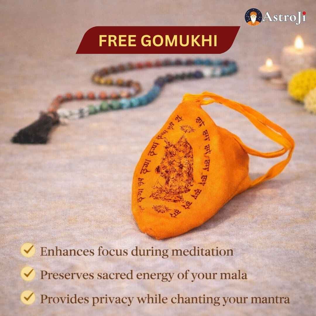PREMIUM Lal Gunja (रक्तिका) Mala - Authentic AstroJi Spiritual Product View 2
