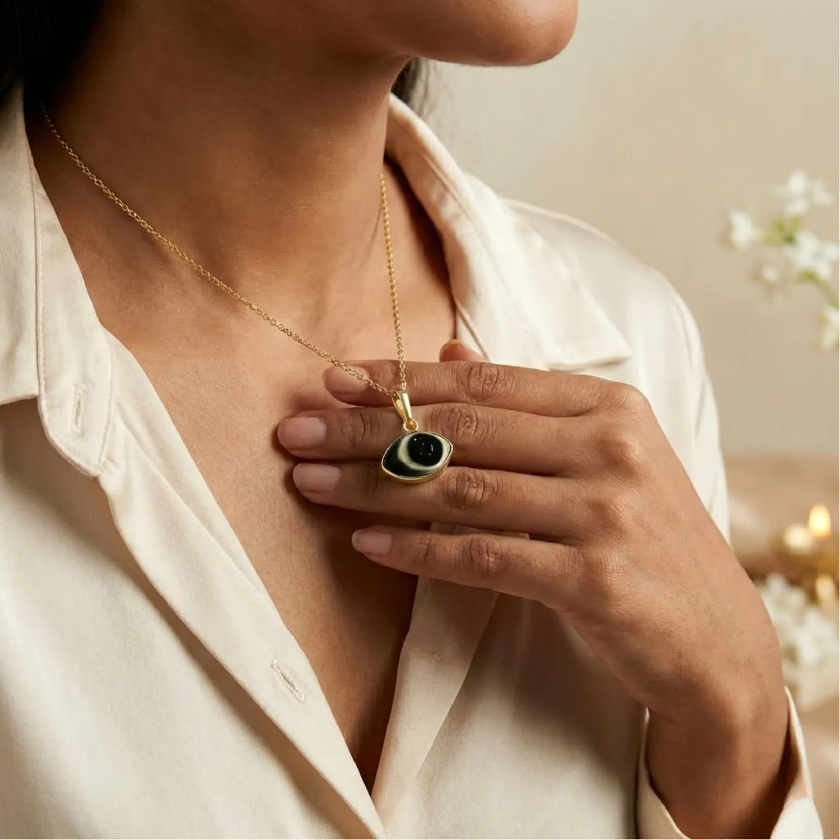 Aghori Evil Eye Locket - Authentic AstroJi Spiritual Product View 2