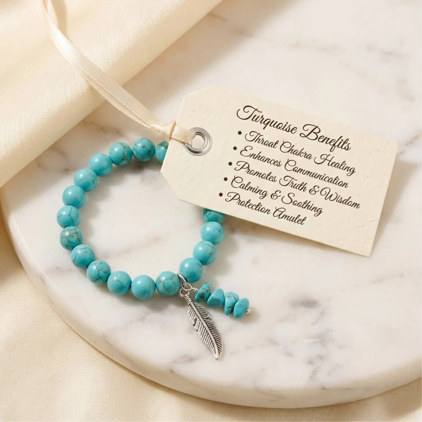 Natural Feroza Bracelet - Authentic AstroJi Spiritual Product View 3