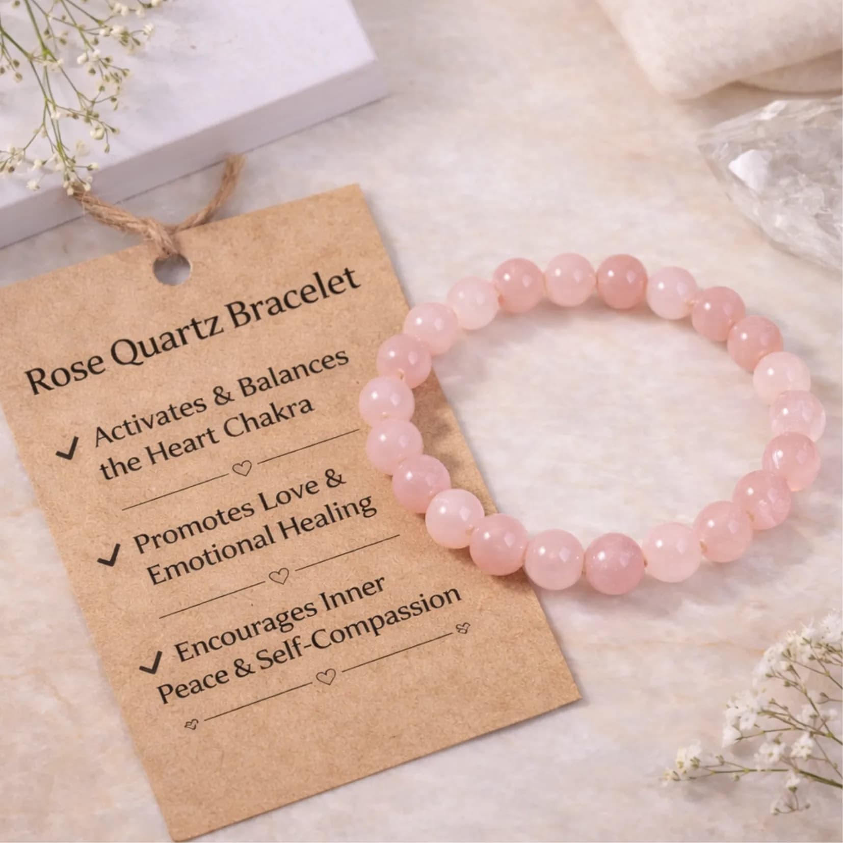 Rose Quartz Bracelet - View 2