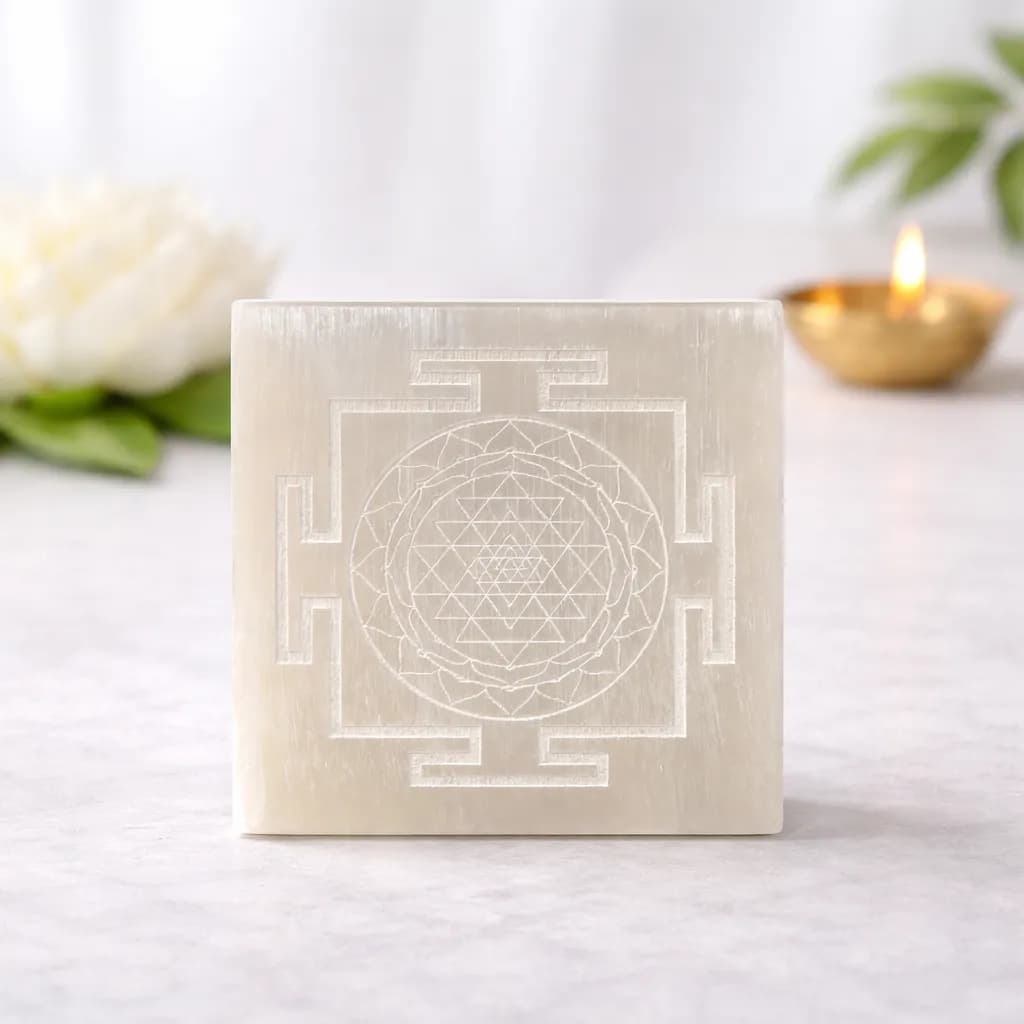Yantra Selenite Plate