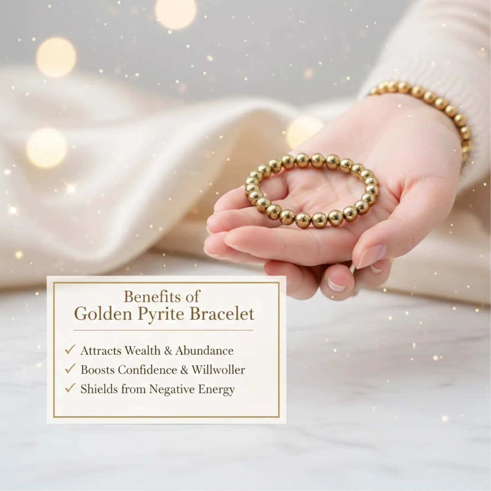 Golden Pyrite Bracelet - View 4