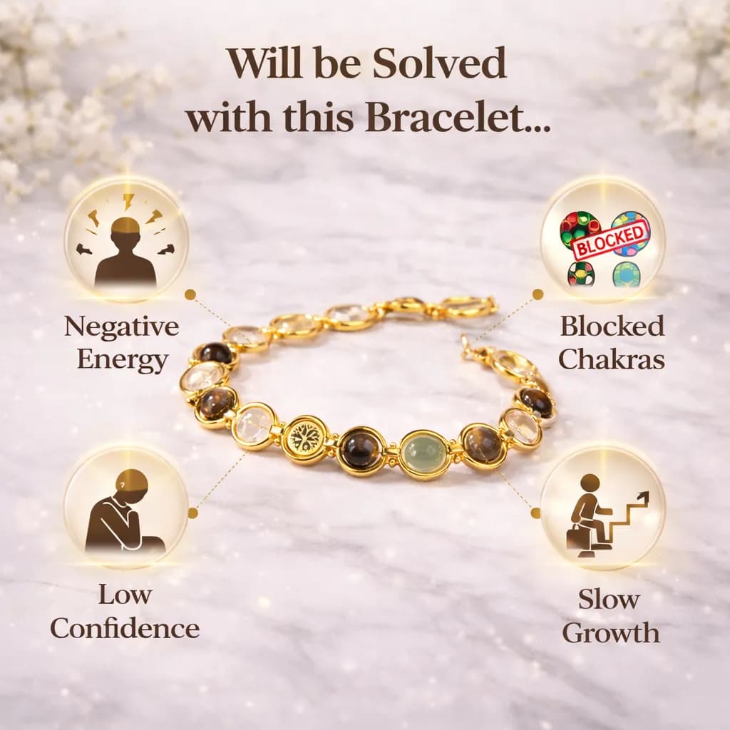 Gold plated Dhan Yog Bracelet - Authentic AstroJi Spiritual Product View 3