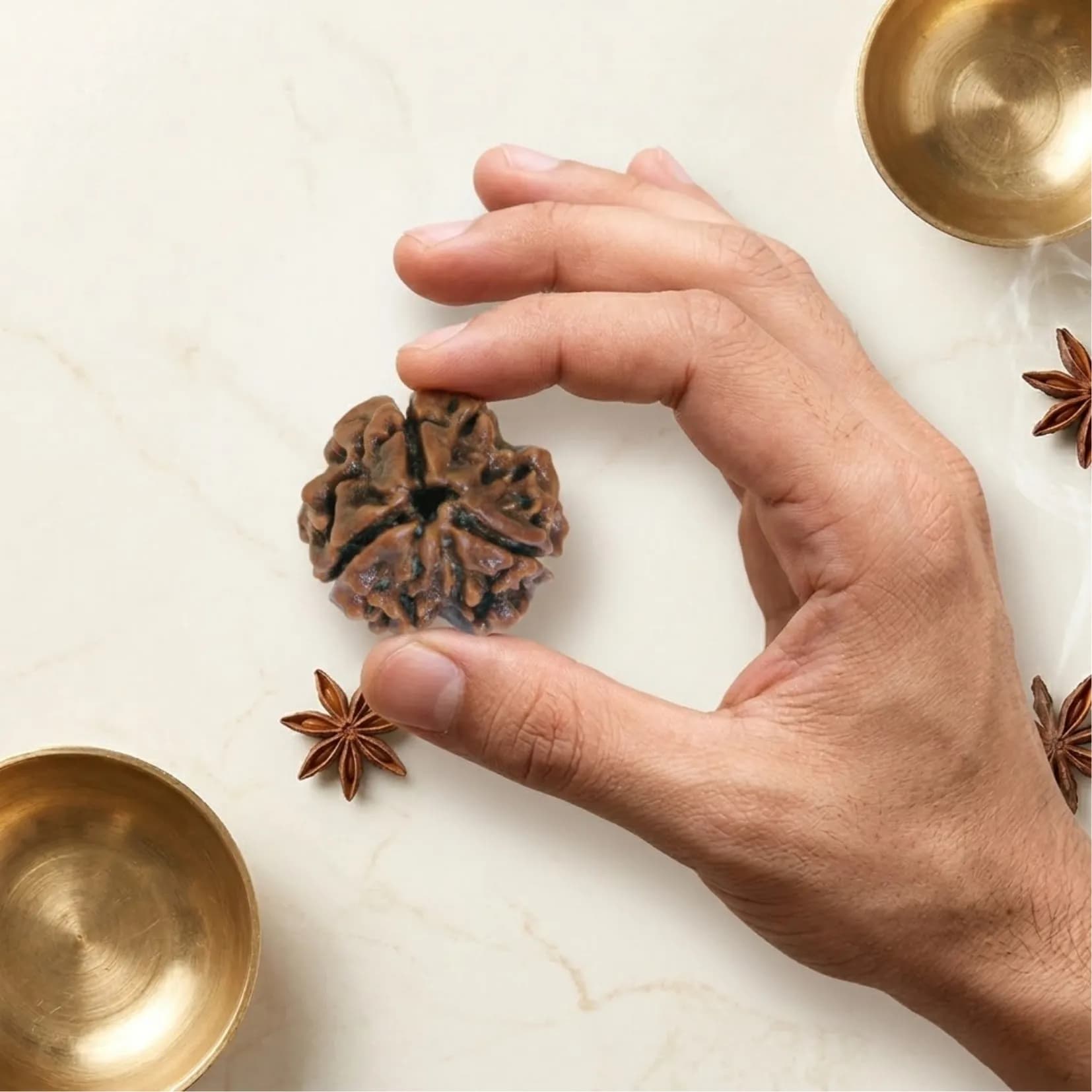 3 Mukhi Rudraksha (Nepali) - View 2