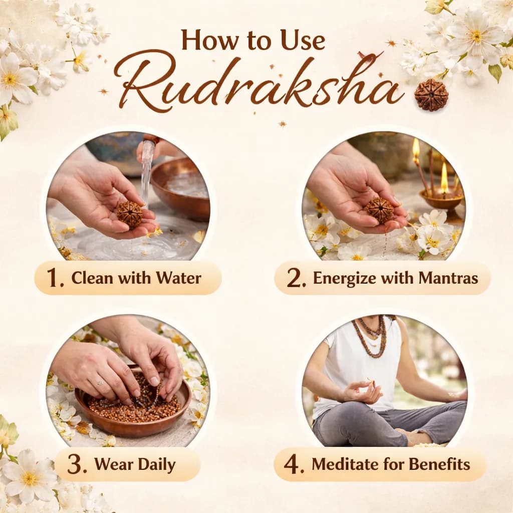 8 Mukhi Rudraksha (Nepali) - View 4