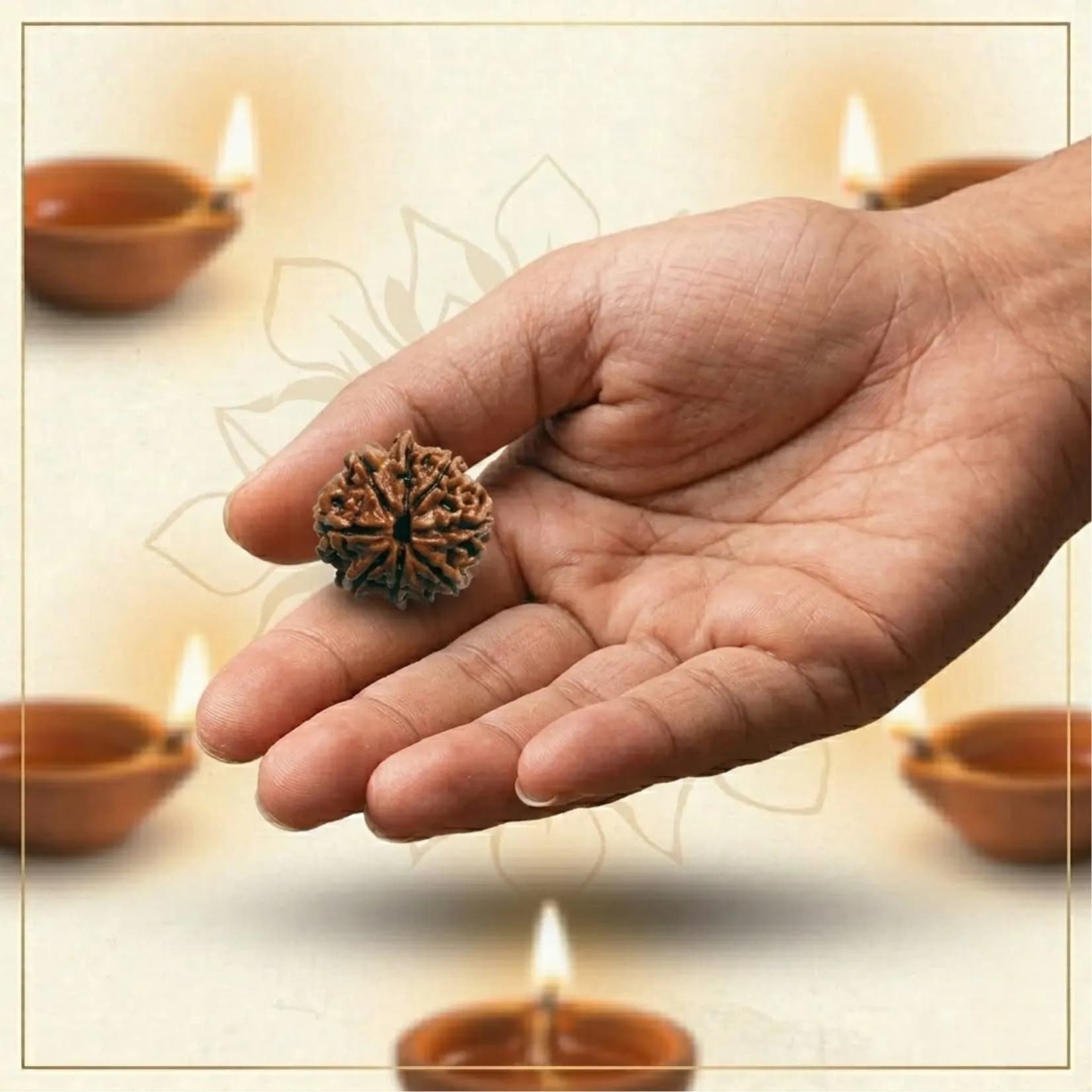 9 Mukhi Rudraksha (Nepali) - View 2