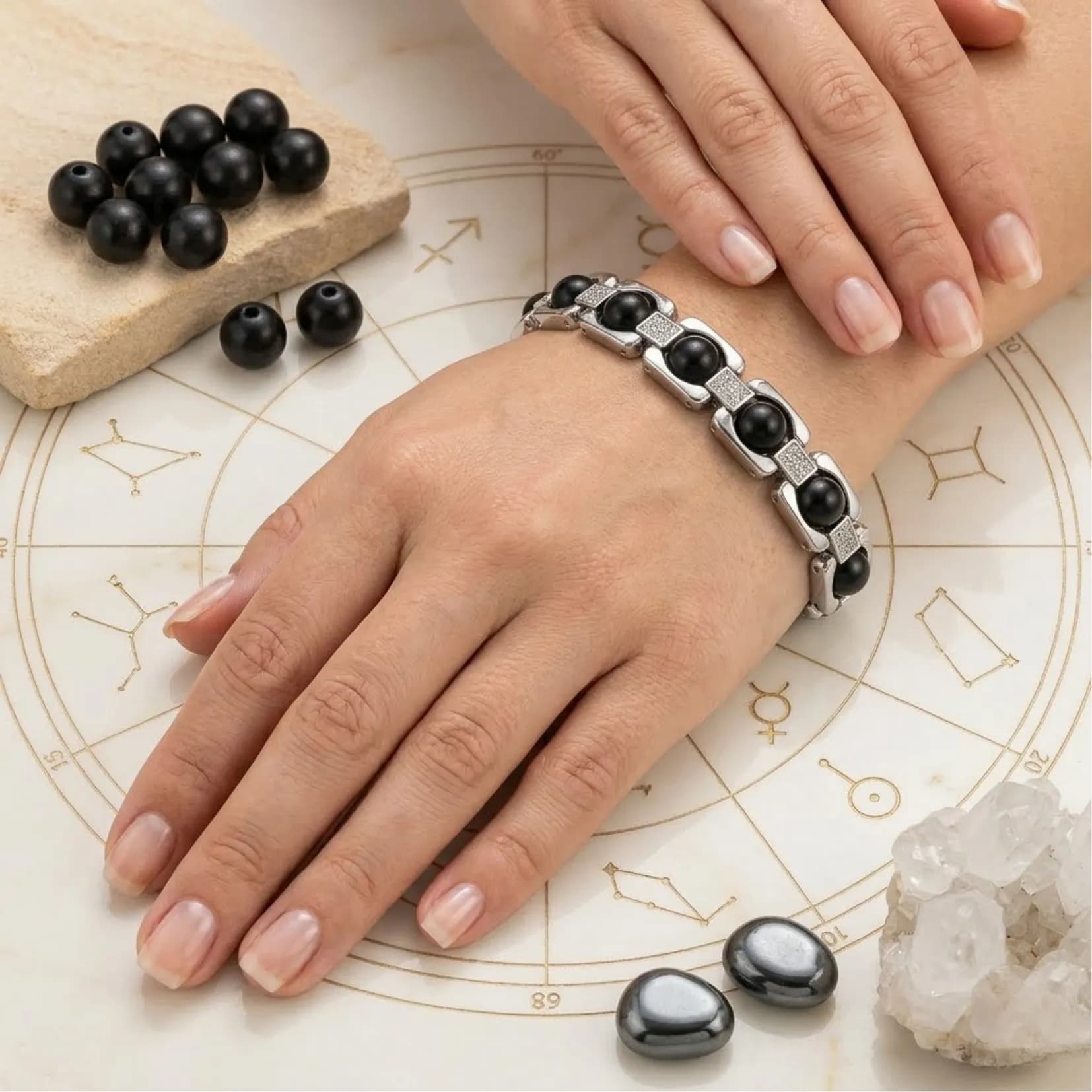Metal Karungali Bracelet - View 2