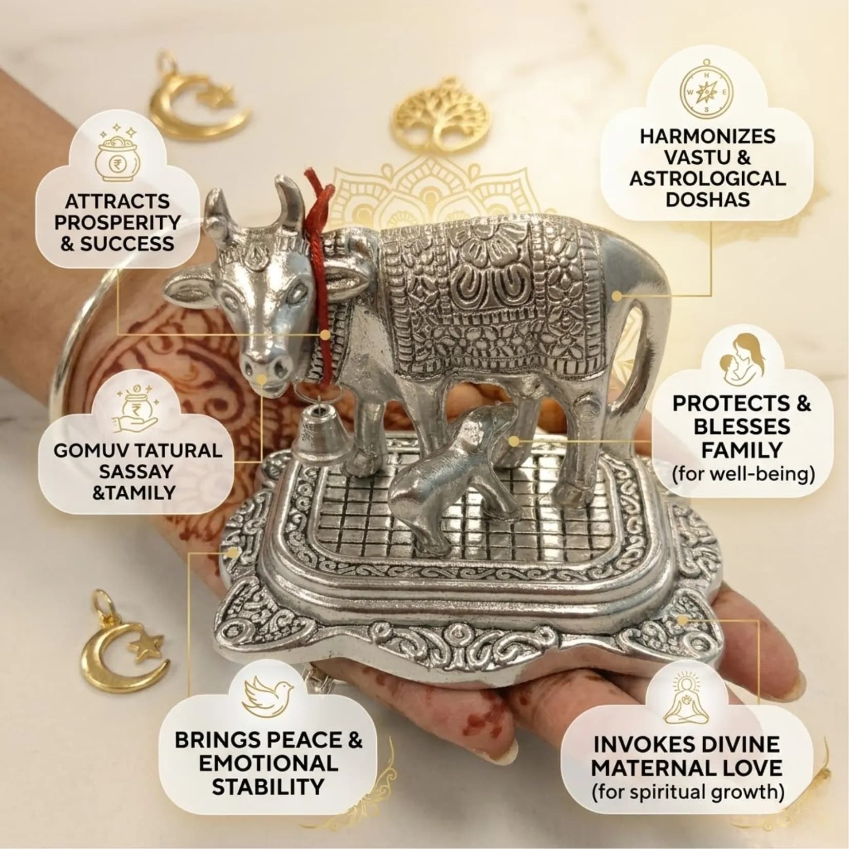 Vastu Gau Mata Murti - View 3