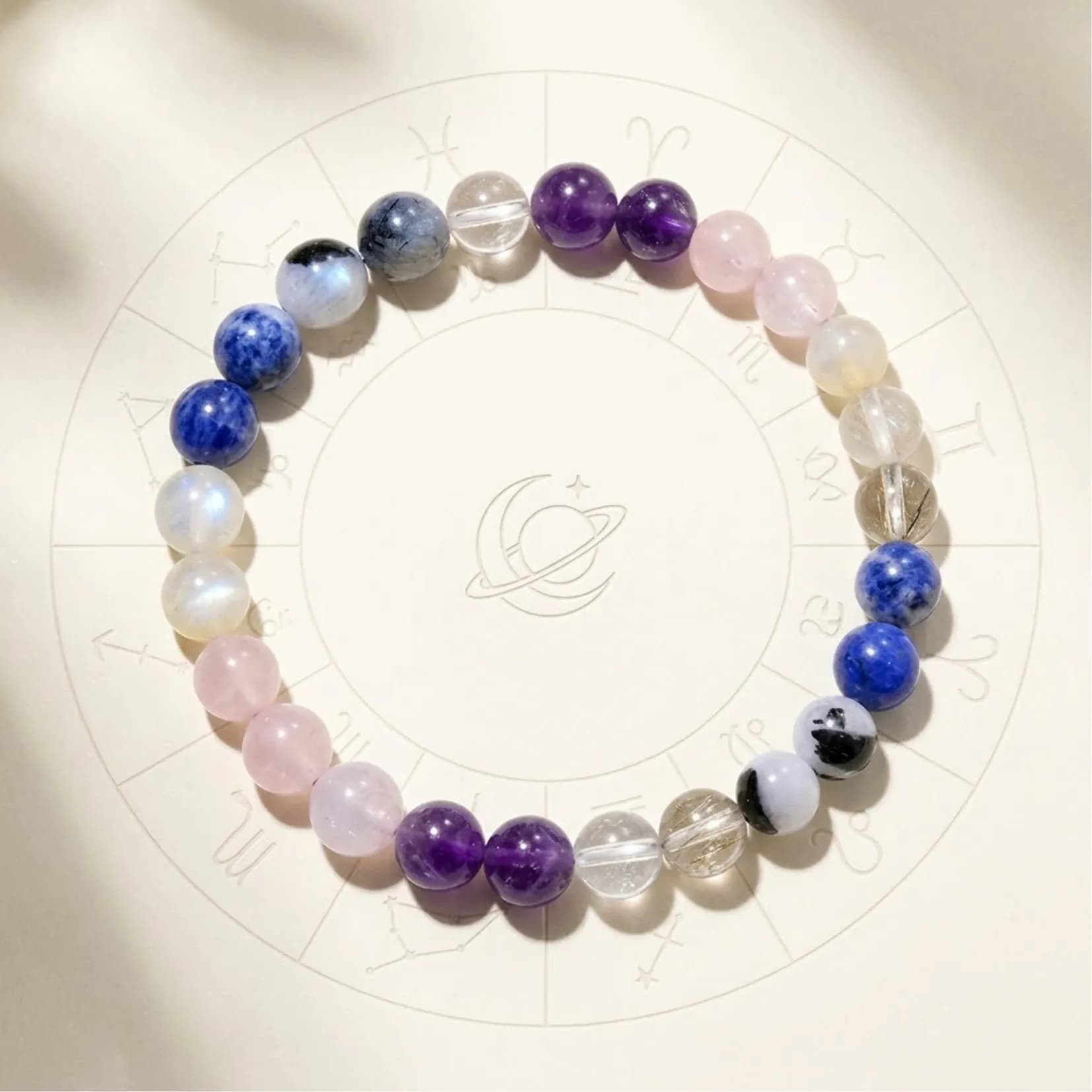 Shanti & Urja Crystal Bracelet - Authentic AstroJi Spiritual Product View 1