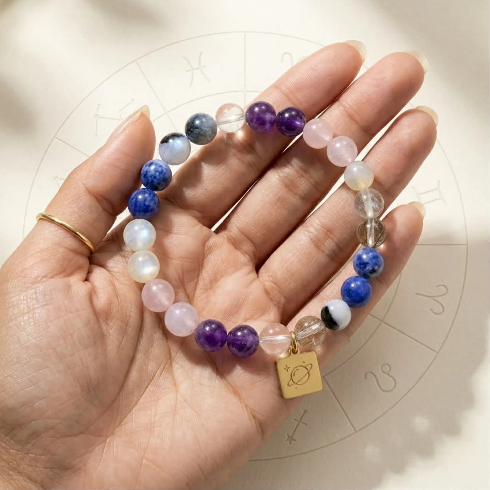 Shanti & Urja Crystal Bracelet - Authentic AstroJi Spiritual Product View 2