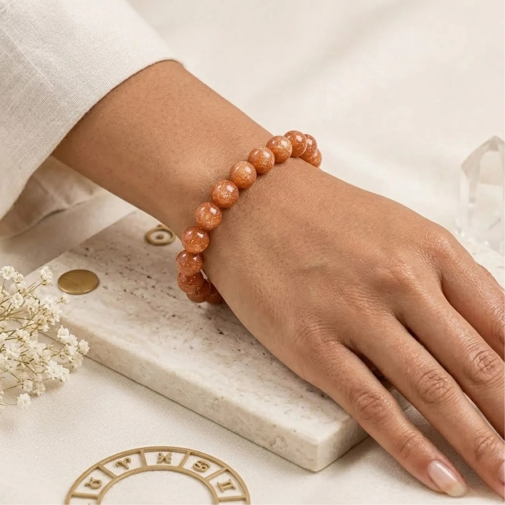 Premium Sunstone Bracelet - View 2