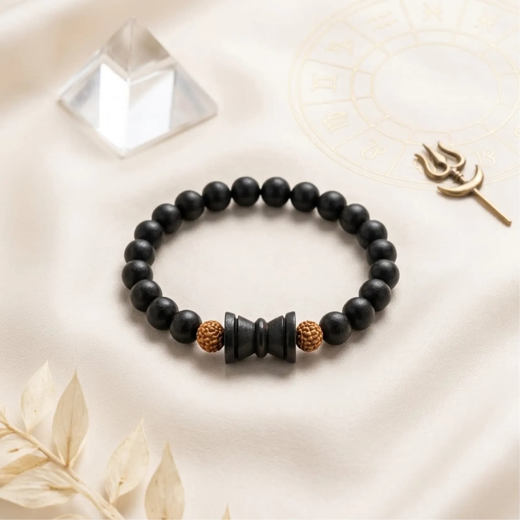 Divine Karungali Damru Bracelet - View 1