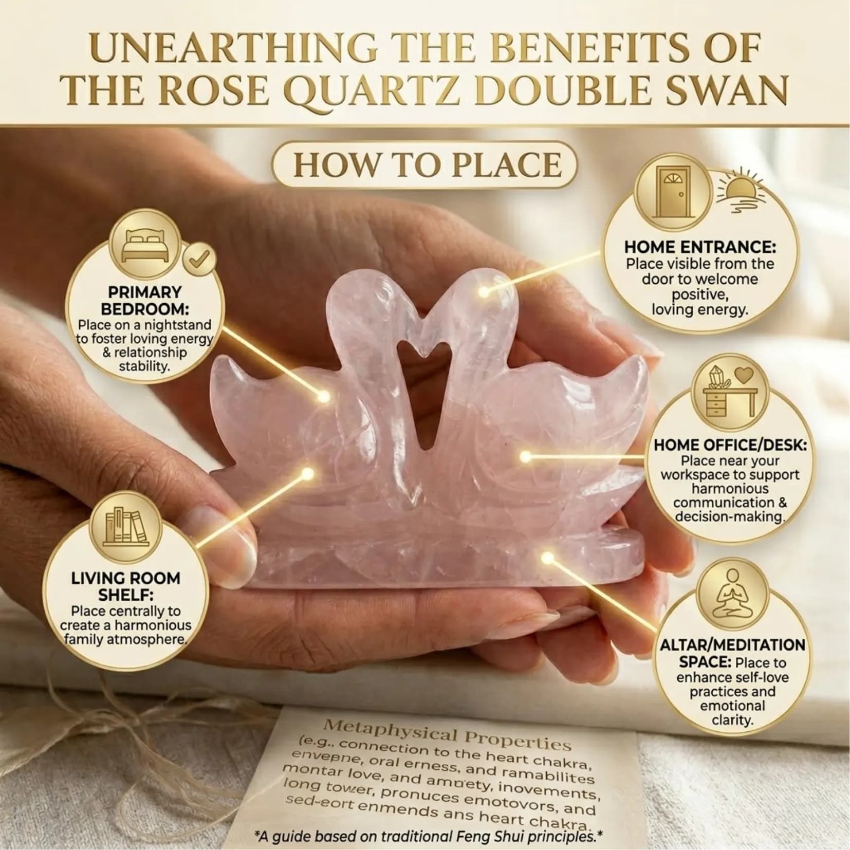 Rose Quartz Love Ducks - View 4