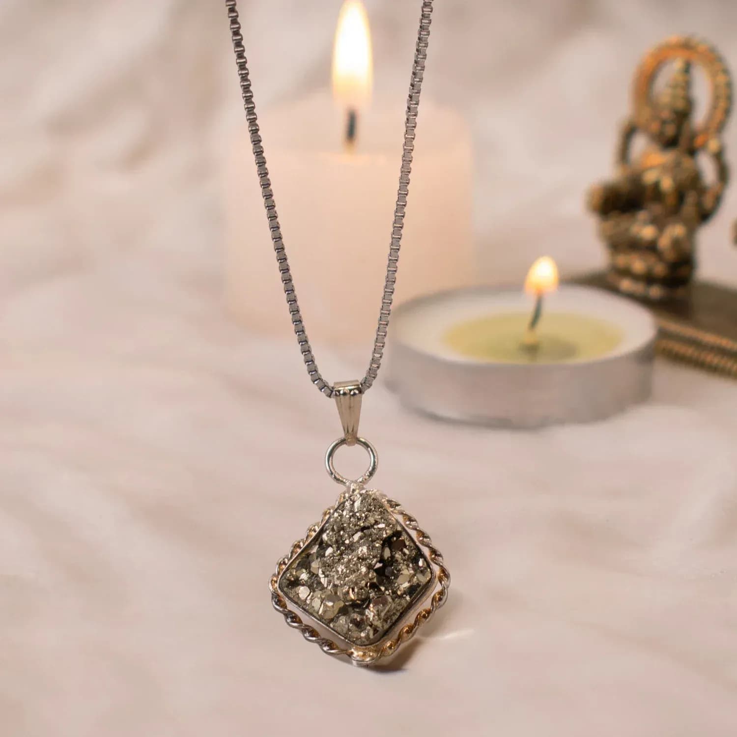 Princess Combo with Pyrite Anklet and Pendant - View 5